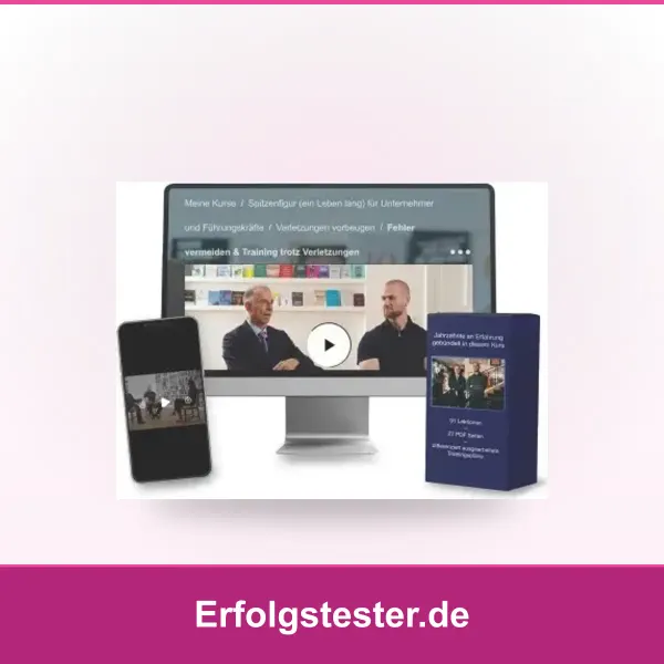 Spitzenfigur Erfahrungen: Fitness für Unternehmer im ehrlichen Check