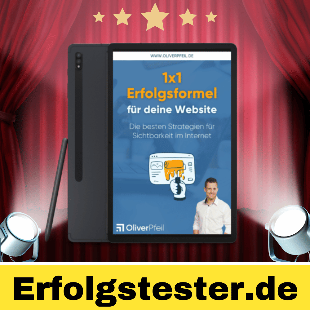 1×1 Erfolgsformel für deine Website: Buch von Oliver Pfeil